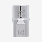 Головка хромированная метрическая 1/2'' MILWAUKEE, 14мм