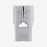 Головка хромированная метрическая 1/2'' MILWAUKEE, 15мм