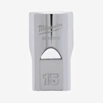 Головка хромированная метрическая 1/2'' MILWAUKEE, 15мм Головка хромированная метрическая 1/2'' MILWAUKEE, 15мм