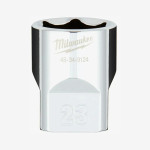Головка хромированная метрическая 1/2'' MILWAUKEE, 23мм