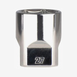 Головка хромированная метрическая 1/2'' MILWAUKEE, 27мм