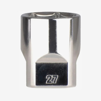 Головка хромированная метрическая 1/2'' MILWAUKEE, 27мм