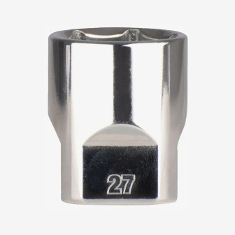 Головка хромована метрична 1/2'' MILWAUKEE, 27мм Головка хромована метрична 1/2'' MILWAUKEE, 27мм