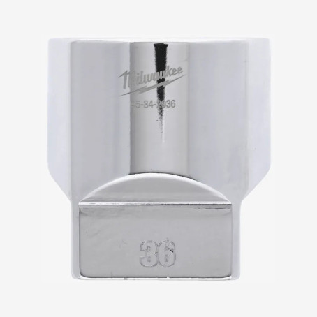 Головка хромированная метрическая 1/2'' MILWAUKEE, 36мм