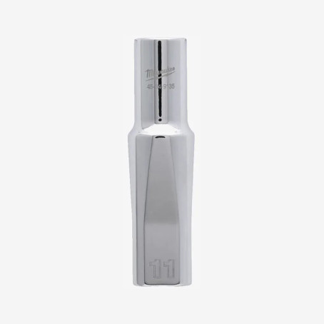 Головка хромированная метрическая удлиненная 1/2'' MILWAUKEE, 11мм