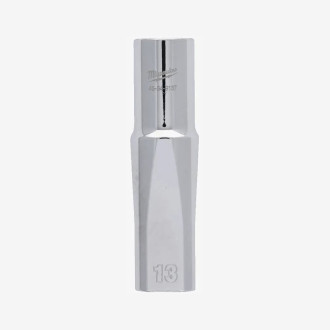 Головка хромированная метрическая удлиненная 1/2'' MILWAUKEE, 13мм