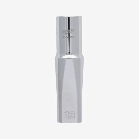 Головка хромированная метрическая удлиненная 1/2'' MILWAUKEE, 13мм