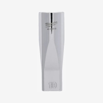 Головка хромированная метрическая удлиненная 1/2'' MILWAUKEE, 19мм