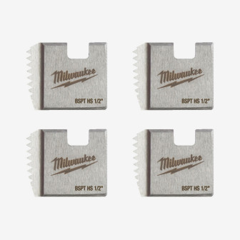 Плашки для нарізання різблення MILWAUKEE, FPTD 1/2'' BSPT HS (4шт) Плашки для нарізання різблення MILWAUKEE, FPTD 1/2'' BSPT HS (4шт)