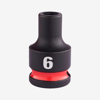 Головка ShW 3/8'' STD MILWAUKEE, 6мм