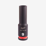 Головка ShW 3/8'' SKT MILWAUKEE удлиненная, 9мм