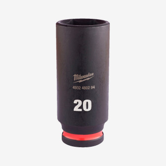 Головка ShW 3/8'' SKT MILWAUKEE подовжена, 20мм Головка ShW 3/8'' SKT MILWAUKEE подовжена, 20мм
