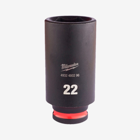 Головка ShW 3/8'' SKT MILWAUKEE удлиненная, 22мм