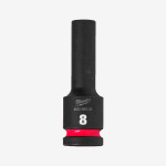 Головка ShW 1/2'' SKT MILWAUKEE удлиненная, 8мм