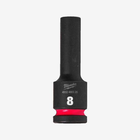 Головка ShW 1/2'' SKT MILWAUKEE удлиненная, 8мм