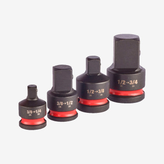 Набор переходников ShW STD MILWAUKEE (3/8"-1/4"; 3/8"-1/2"; 1/2"-3/8"; 1/2"-3/4")