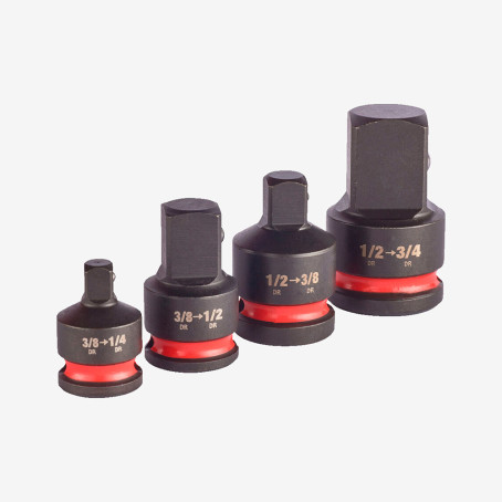 Набор переходников ShW STD MILWAUKEE (3/8"-1/4"; 3/8"-1/2"; 1/2"-3/8"; 1/2"-3/4")