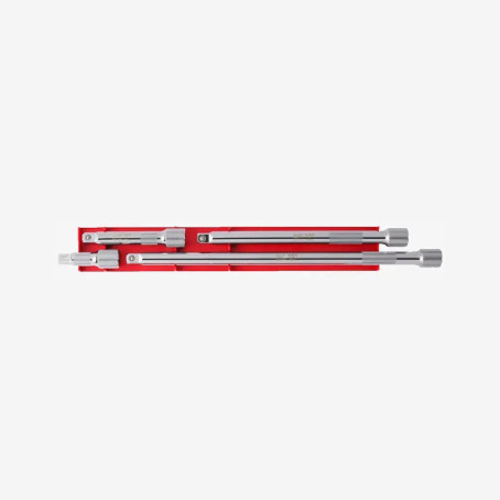 Набор удлинителей для головок хромированных MILWAUKEE 1/2'', (4шт)