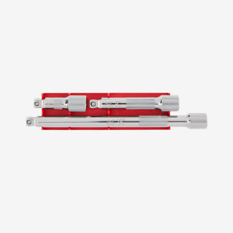 Набор удлинителей для хромированных головок MILWAUKEE 1/2'' (3шт.)