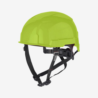 Шлем защитный с подбородочным ремешком BOLT200 MILWAUKEE, HI-VIS желтый