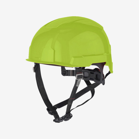 Шлем защитный с подбородочным ремешком BOLT200 MILWAUKEE, HI-VIS желтый