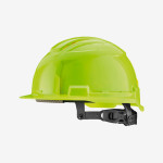 Шолом захисний без реміня підборідного BOLT100 MILWAUKEE HI-VIS, жовтий, вентильований