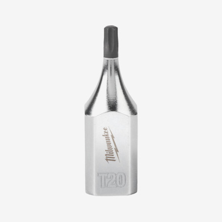 Головка торцевая хромированная MILWAUKEE с битой TORX, TX20