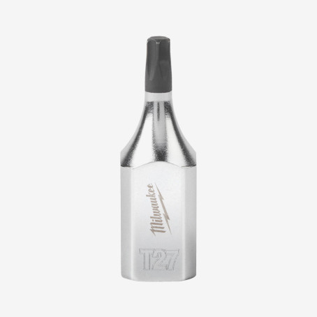 Головка торцевая хромированная MILWAUKEE с битой TORX, TX27