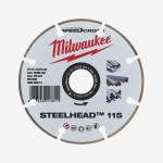 Диск алмазный Speedcross Steelhead 115 MILWAUKEE, Ø115мм, по металлу