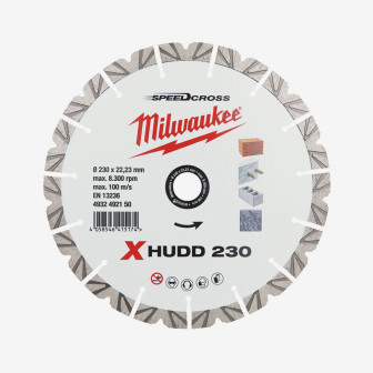 Диск алмазный Speedcross MILWAUKEE XHUDD 230, Ø230мм