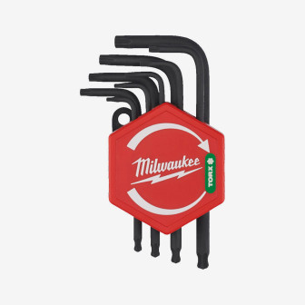 Набір ключів L-образних компактних TORX MILWAUKEE, (9шт) Набір ключів L-образних компактних TORX MILWAUKEE, (9шт)
