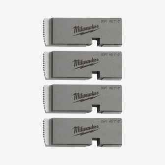 Плашки для нарізання різблення MILWAUKEE, PTR2D 1'' - 2'' BSPT HS (4шт) Плашки для нарізання різблення MILWAUKEE, PTR2D 1'' - 2'' BSPT HS (4шт)