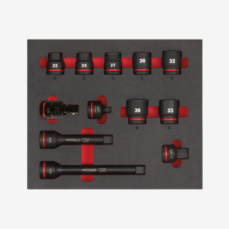 Ложемент з головками ShW 3/4'' STD MILWAUKEE, (12шт)