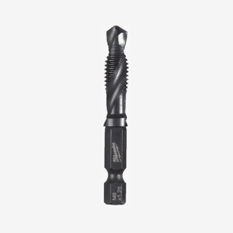 Свердло-метчик 1/4 Hex комбіноване 3-в-1 HSS-G MILWAUKEE, M8x57мм