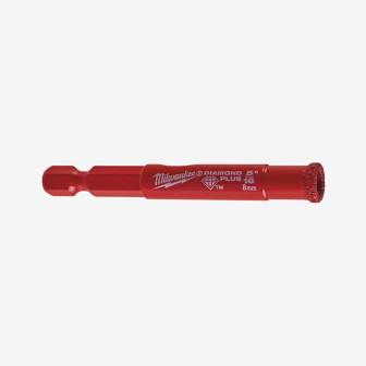 Коронка алмазна Diamond Plus MILWAUKEE, Ø8,0мм (1/4 Hex) Коронка алмазна Diamond Plus MILWAUKEE, Ø8,0мм (1/4 Hex)