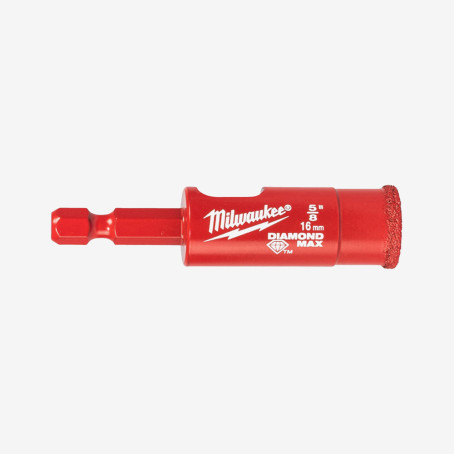 Коронка алмазная Diamond Plus MILWAUKEE, Ø16,0мм (1/4 Hex)