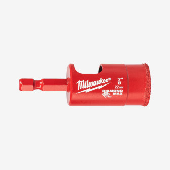 Коронка алмазная Diamond Plus MILWAUKEE, Ø22,0мм (1/4 Hex)