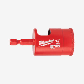 Коронка алмазная Diamond Plus MILWAUKEE, Ø29,0мм (1/4 Hex)