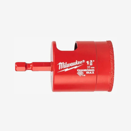 Коронка алмазная Diamond Plus MILWAUKEE, Ø35,0мм (1/4 Hex)