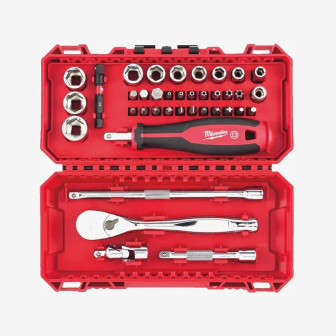 Набор бит и головок 1/4'' MILWAUKEE с храповиком_2, (38шт)