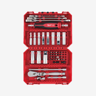 Набор бит, головок хромированных с трещеткой 1/4'' и ключей MILWAUKEE, (42шт) Набор бит, головок хромированных с трещеткой 1/4'' и ключей MILWAUKEE, (42шт)