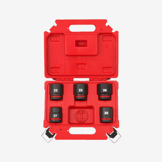 Набор головок 1'' SKT SHOCKWAVE MILWAUKEE, (27-36мм) (5шт), пластиковый кейс