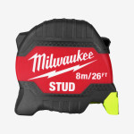 Рулетка магнитная MILWAUKEE, STUD (Gen 3), 8м/26фт (33мм)