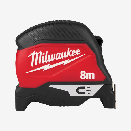 Рулетка магнитная MAGNETIC MILWAUKEE (Gen4), (полотно 30мм), 8м