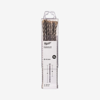 Бур SDS-PLUS 4C Contractor MILWAUKEE, Ø6,5х160мм Бур SDS-PLUS 4C Contractor MILWAUKEE, Ø6,5х160мм