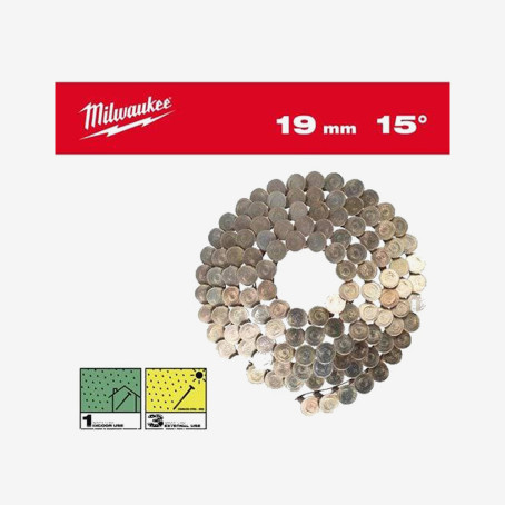 Цвяхи покрівельні в барабанній обоймі 15Deg RH 3.05x32mm/RS/Inox-2160
