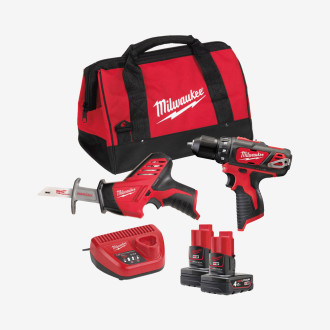 Набор инструментов аккумуляторных MILWAUKEE, M12 BPP2C-402B