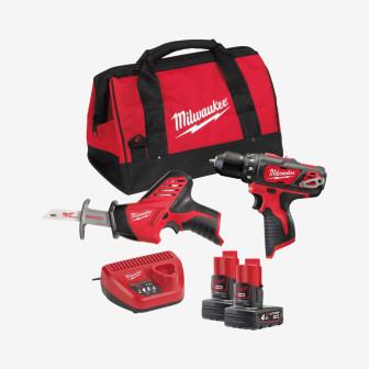 Набір інструментів акумуляторних MILWAUKEE, M12 BPP2C-402B