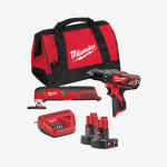 Набор инструментов аккумуляторных MILWAUKEE, M12 BPP2D-402B