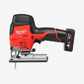 Лобзик акумуляторний MILWAUKEE, M12 JS-402B (заряд.пристрій, 2 акум.Х4Аг, сумка)